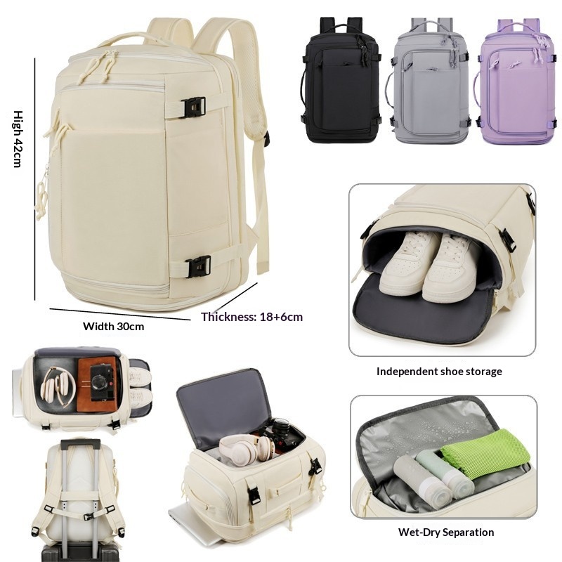 Travel Accessories B&M - Reistas Grote Capaciteit Multifunctionele Computer Tas