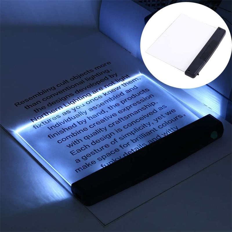 Travel Reading Accessories - LED-boeklamp voor lezen in bed, platte