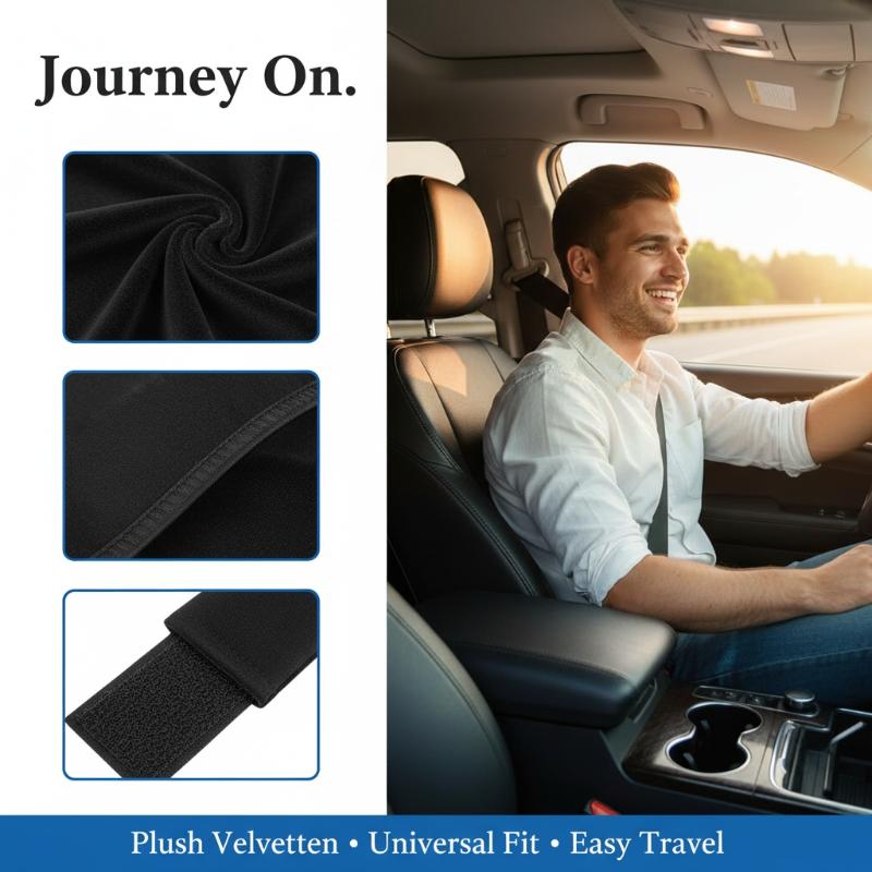 Travel Accessories Comfort - 1/2 stuks zachte veiligheidsgordelhoezen auto-accessoires voor