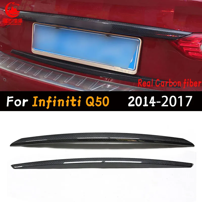 Sticker Luggage Decorative - Voor Infiniti Q50 Gemodificeerde Droge Koolstofvezel