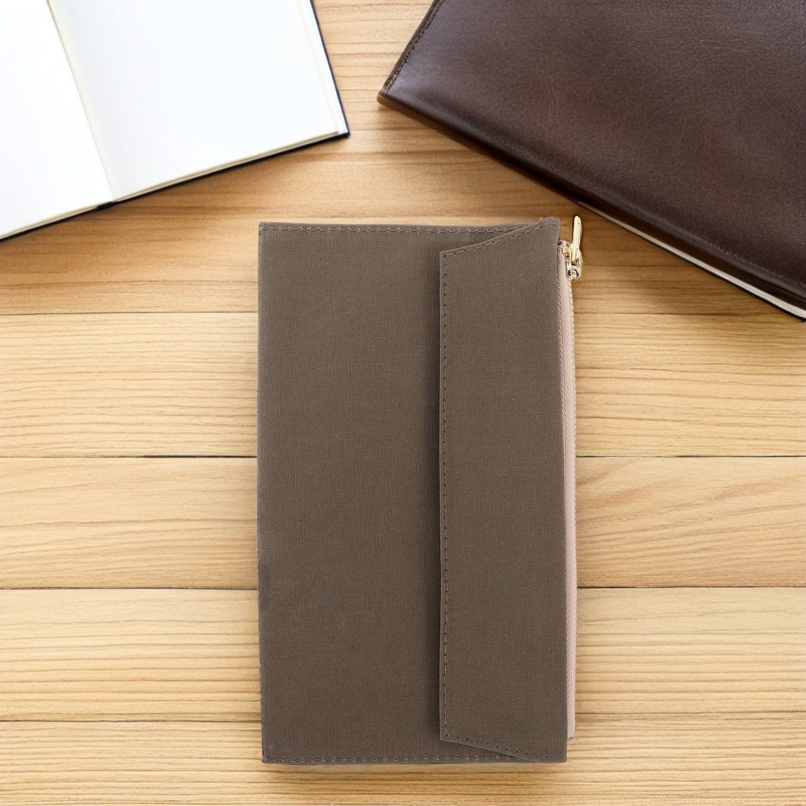 Olijfgroene reisnotitieboekhoe - Travel Notebook Journal recensie en prijs