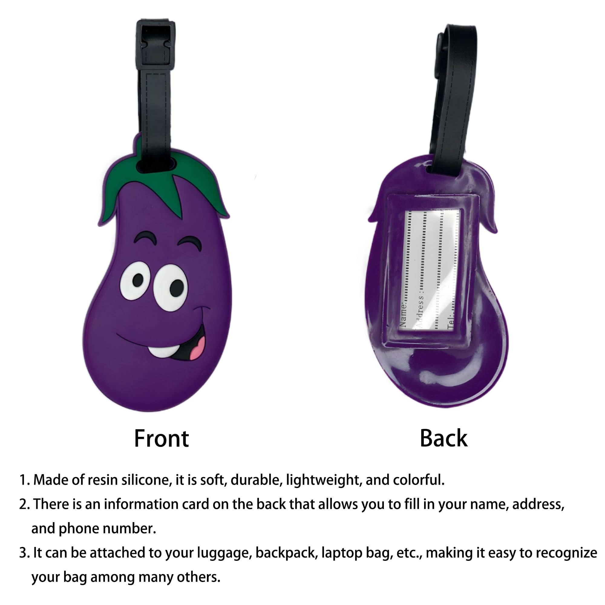 Aardbei Aubergine Wortel Anana - Travel Accessories International recensie en prijs