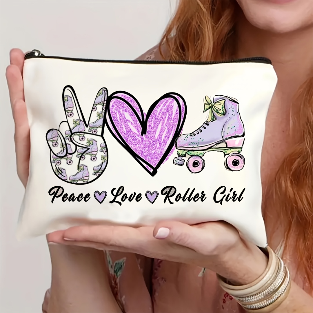 1Pc Peace, Love & Roller Skati - Travel Accessories Girls recensie en prijs