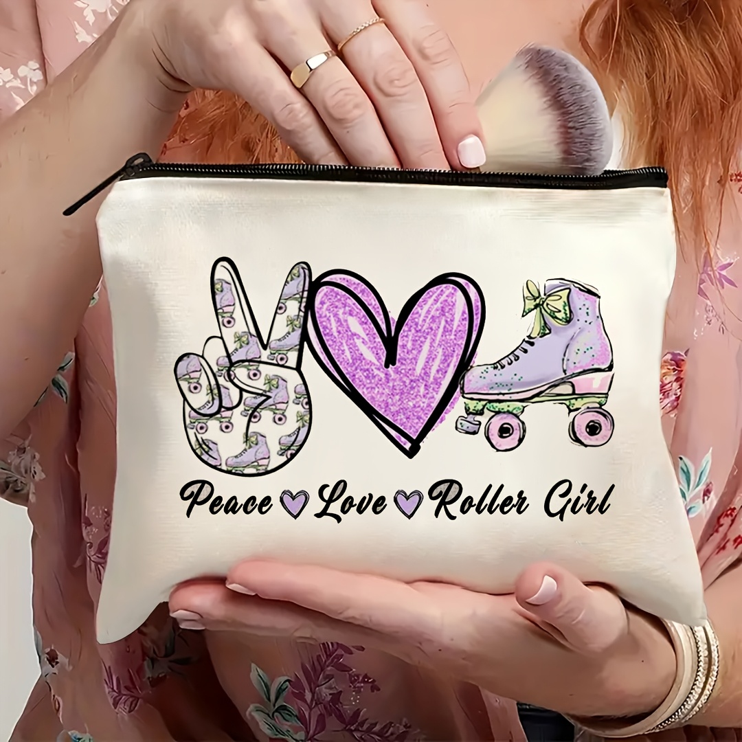 1Pc Peace, Love & Roller Skati - Travel Accessories Girls recensie en prijs