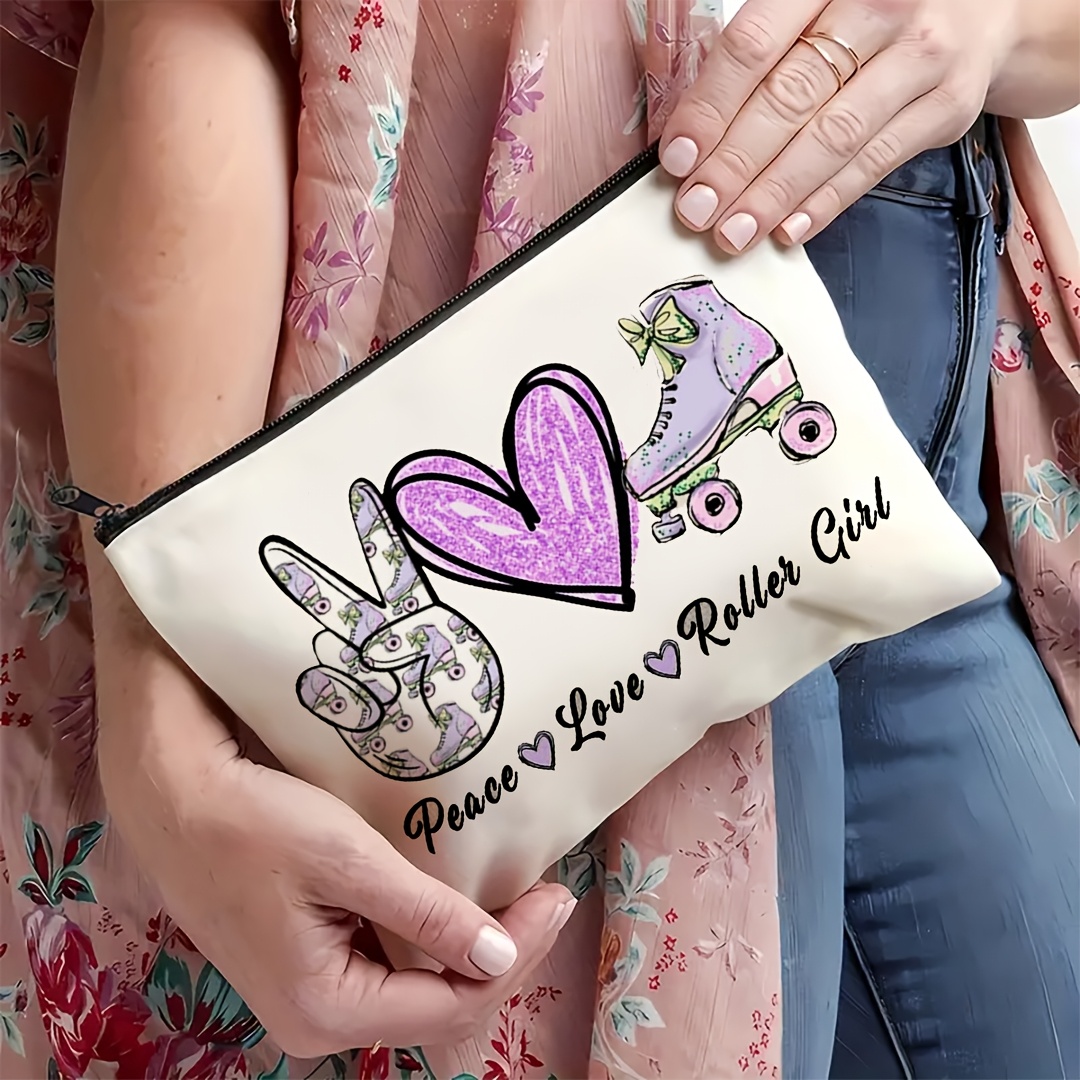 1Pc Peace, Love & Roller Skati - Travel Accessories Girls recensie en prijs