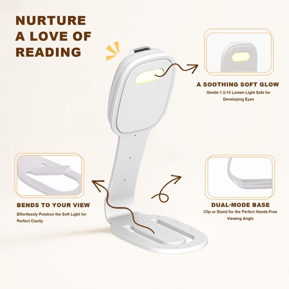 2-in-1 clip-on boeklamp met di - Travel Reading Accessories recensie en prijs