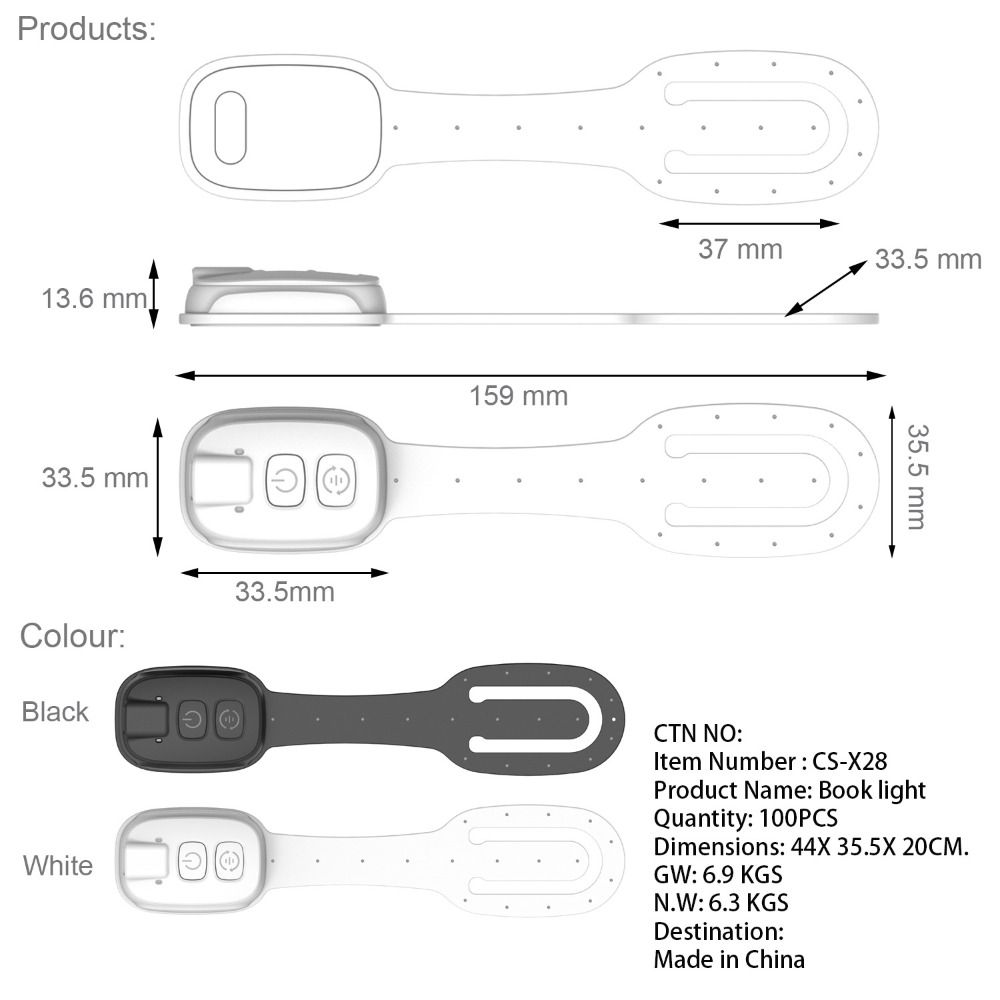 2-in-1 clip-on boeklamp met di - Travel Reading Accessories recensie en prijs