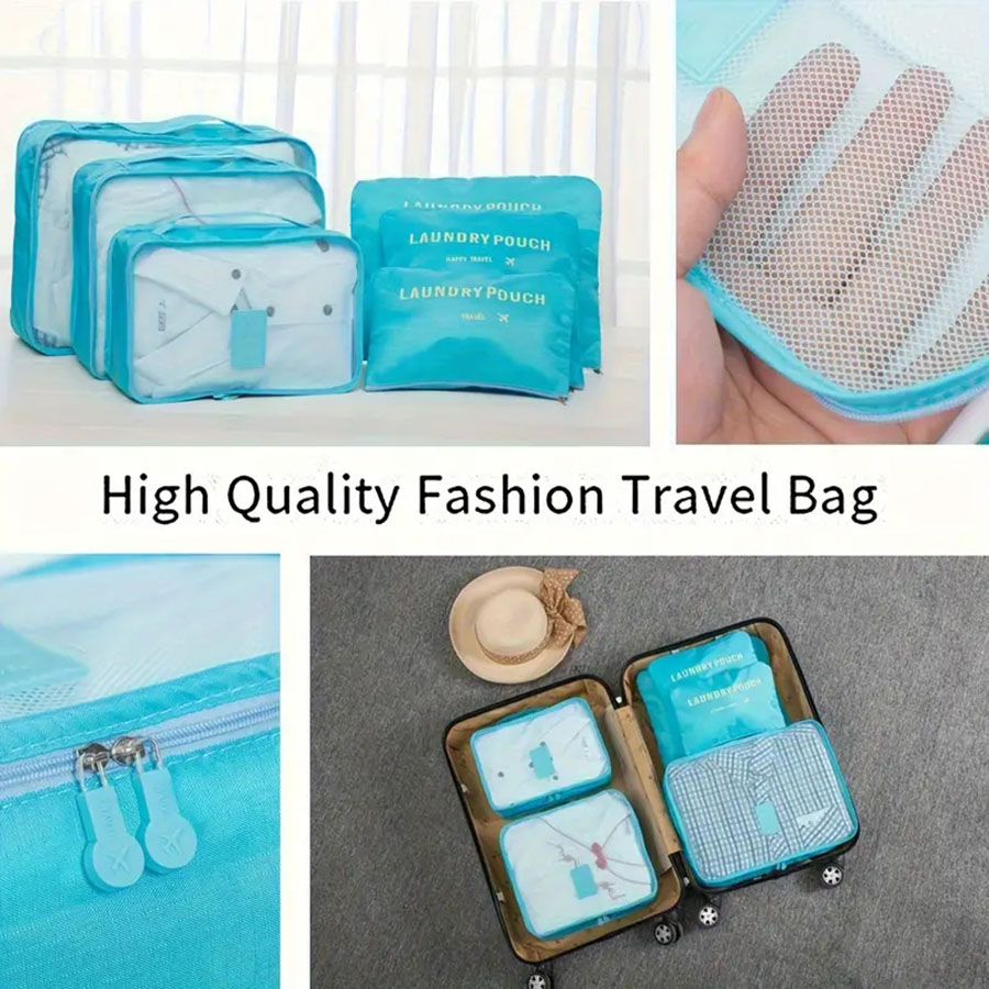 6 stks Reisorganisator Opbergz - Travel Accessories Comfort recensie en prijs