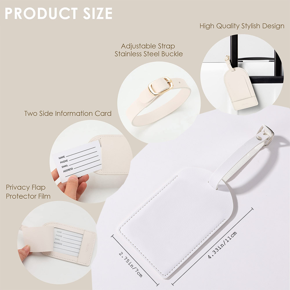 Gepersonaliseerde Pu lederen b - Luggage Tag Leather recensie en prijs