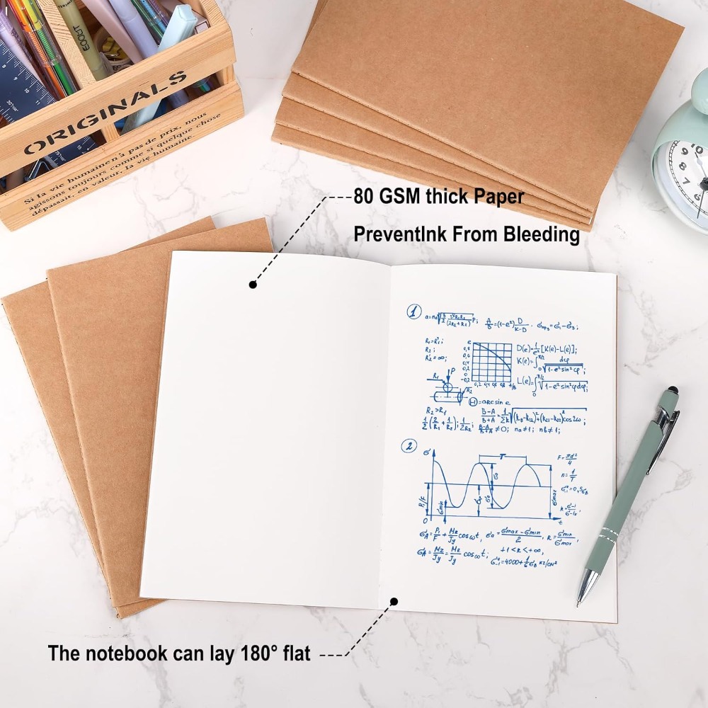24-pack A5 blanco kraft notiti - Travel Notebook Journal recensie en prijs